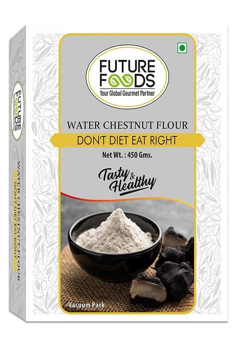Future Foods Premium Organic Water Chestnut Flour 450G | Nutrient-Rich | Gluten-Free & Low Carb | Ideal For Baking & Cooking | Supports Digestion | Naturally Sweet & Versatile