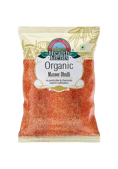 Health Fields Organic Masoor Dal/Red Lentil Dhuli