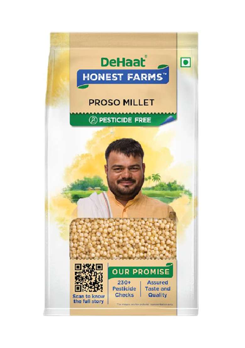 Dehaat Honest Farms Pesticide Free Proso Millet (Pani Varagu) 500 Gms - Indya