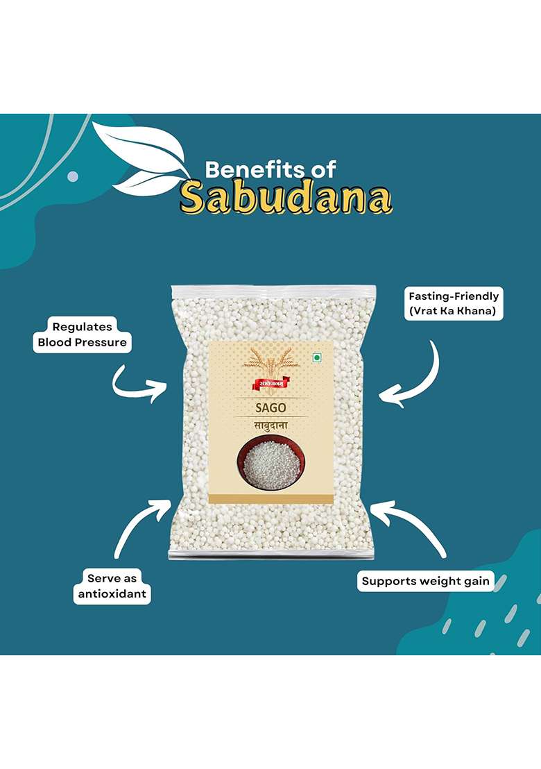 Sambhojanam/Sabudana/Sago-500Gm - Indya