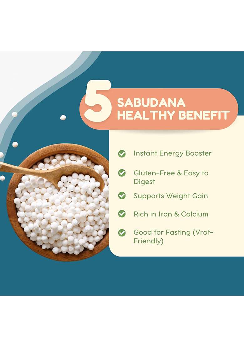 Sambhojanam/Sabudana/Sago-500Gm - Indya