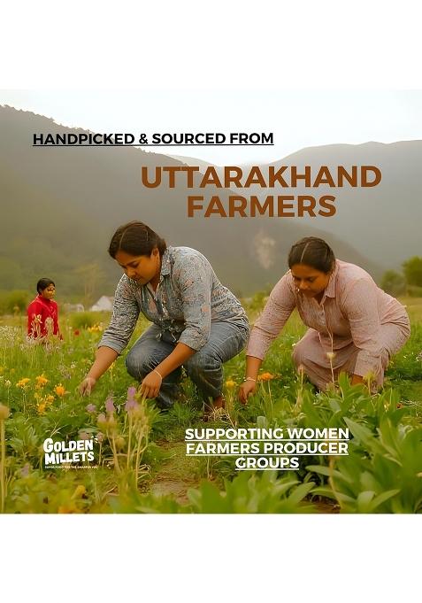 Golden Millets Unpolished Barnyard Millet 1 Kg Chemical Free Natural Samak Rice With High Fiber Protein, Nutrients & Vitamins Ideal For Fasting No Added Preservatives