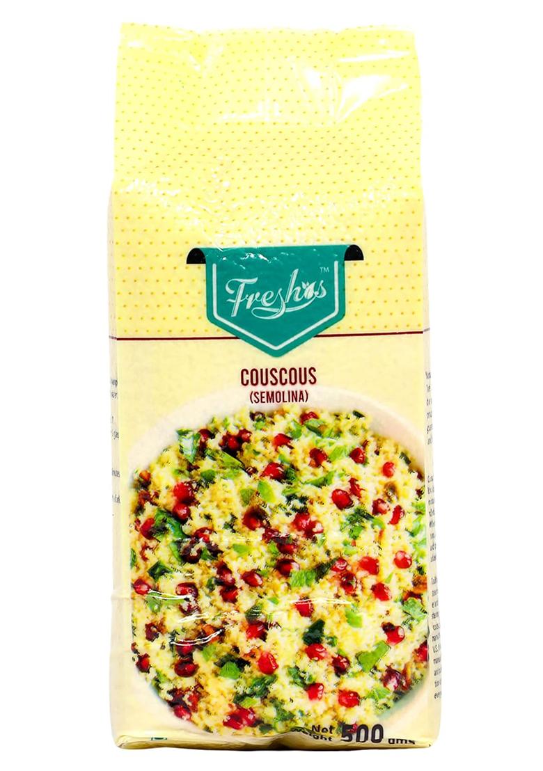 Freshos Couscous Semolina, 500 Gm | Experience A Burst Of Taste