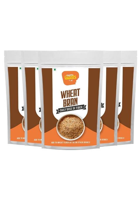 Tasty Giants Wheat Bran 1Kg|Atta Choker|High Fiber|Source Of Iron|Helps Reduce Cholesterol & Weight Control|Good Digestive Health|Diabetic Friendly