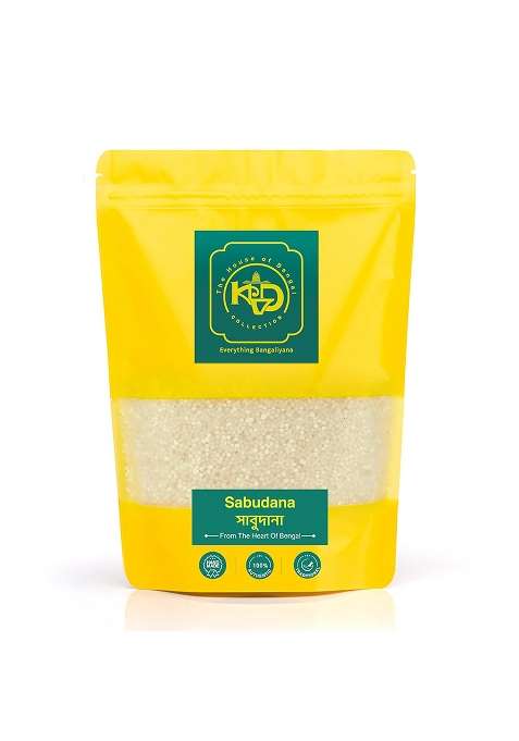 Kvd Collection Bangla Whole Sabudana - 250G | Tapioca | Sago (Small Pearls)