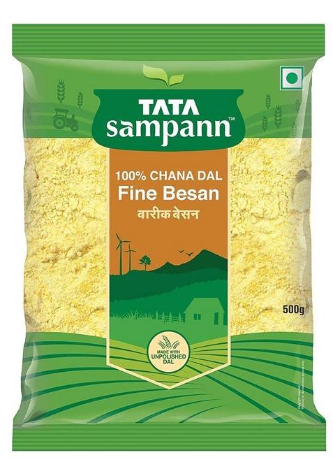 Tata Sampann 100% Chana Dal Besan 1Kg(Garagara)