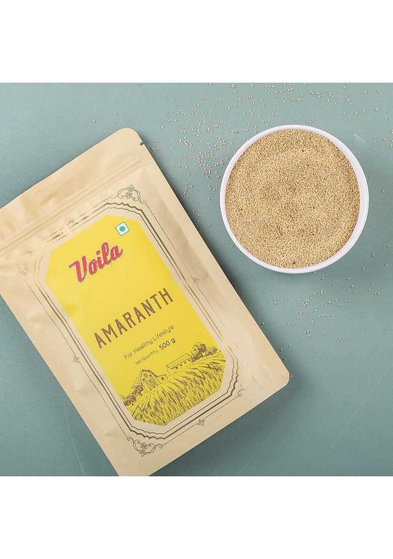 Voila Amaranth Seeds 500Gm | Gluten Free | High Protein And Fiber Grain | Rajgira | Ancient Grain - Indya