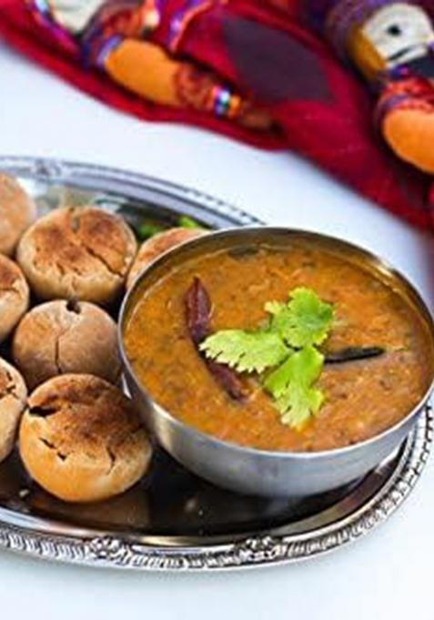 Sadharmi Cold Pressedchakki Fresh Bati/Bafla Aata Instant Mix 500Gm | Bafla Bati Aata Instant Mix 450Gm | Rajasthani & Malwa Dal Baati Special | Easy-To-Cook Sunday Delight | No Preservatives