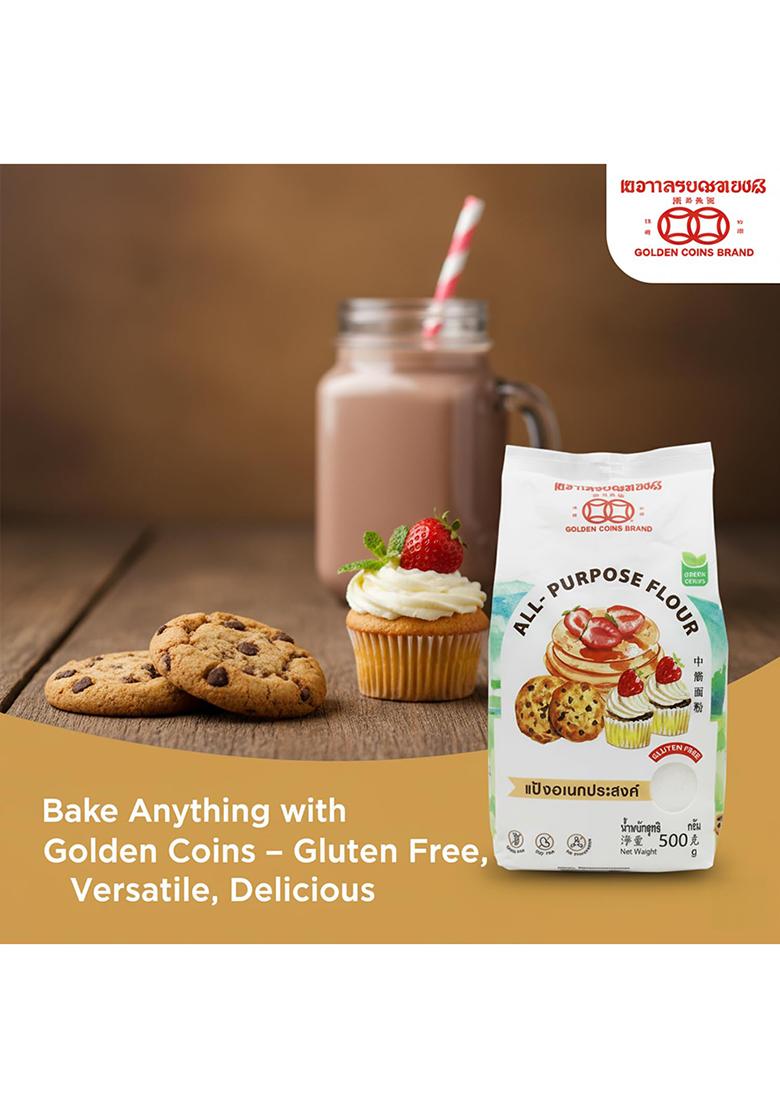 Umai Gluten-Free All Purpose Flour 500G – | Premium Multipurpose Baking Flour | Wheat-Free | Ideal For Cakes, Breads, Cookies & Cooking | 500 Gram Bag