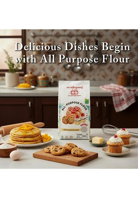 Umai Gluten-Free All Purpose Flour 500G – | Premium Multipurpose Baking Flour | Wheat-Free | Ideal For Cakes, Breads, Cookies & Cooking | 500 Gram Bag