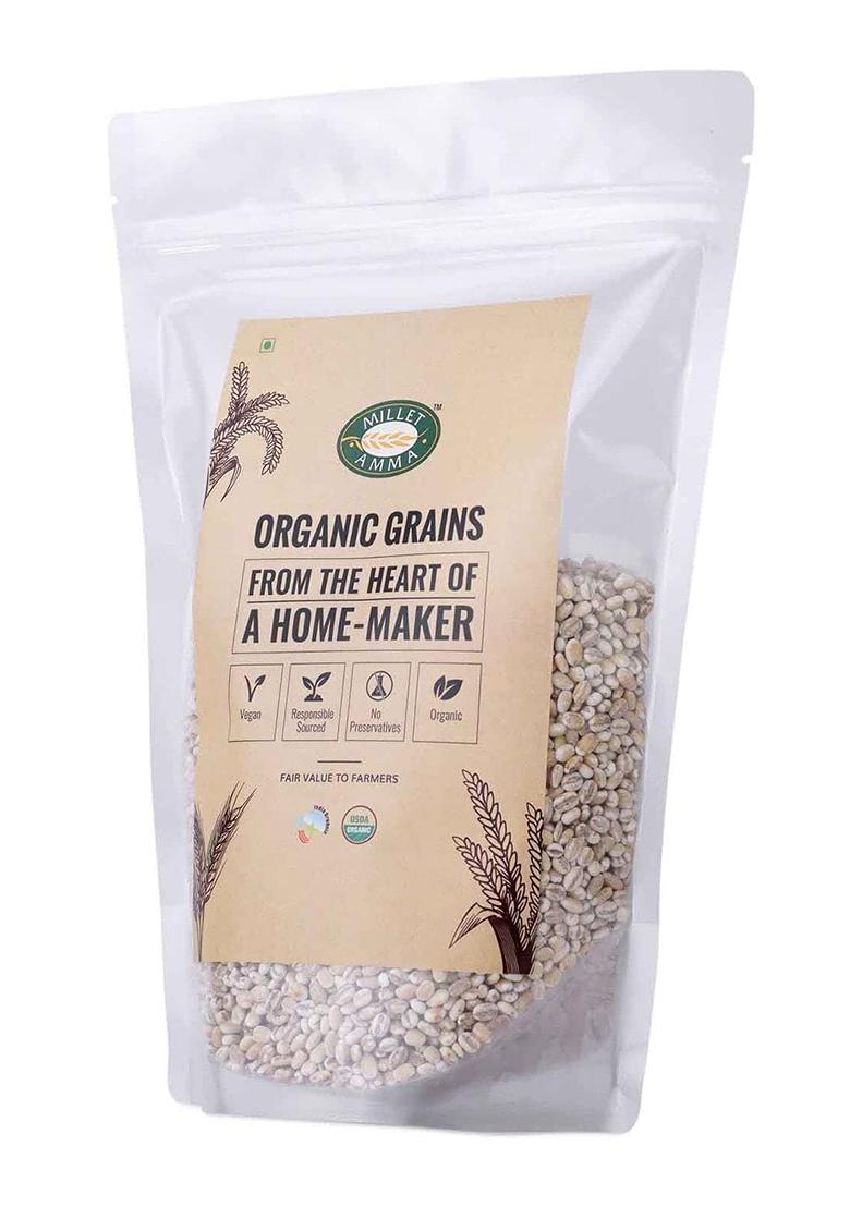 Millet Amma Organic Barley Grain 2Kg (500 Gm X 4 Pack)