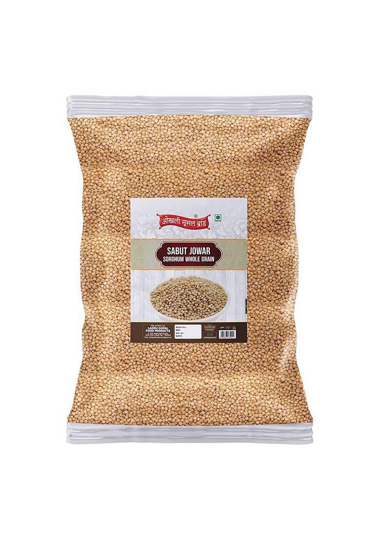 Diwali Sale Organic Superior Whole Grain A+ Grade Sorghum (Jowar) Seeds Sabut Jowar/Jonna, 500Gm Great Indian Festival - Indya