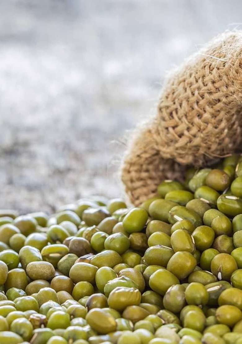 Nn Organic Mung Beans 1 Kg | Organic Green Sabut Moong | Protein Rich & Naturally Grown Green Gram Whole - Indya