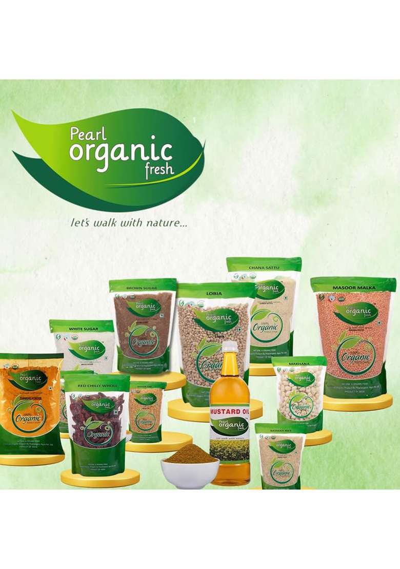 Pearl Organic Fresh Chana Sattu 500G | 100% Natural Roasted Black Chana Flour | High Protein & Fiber | Gluten Free, Vegan Superfood | Energy Booster Drink | Traditional Atta For Weight Management & Digestion - Indya