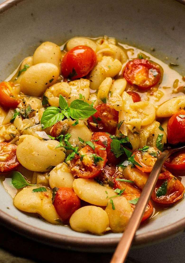 Satvadaily White Double Beans 800G Lima Beans | Double Butter Beans | Greek Giant Beans | Greek Gigante Bean - 100% Pure & Natural White Beans - Indya