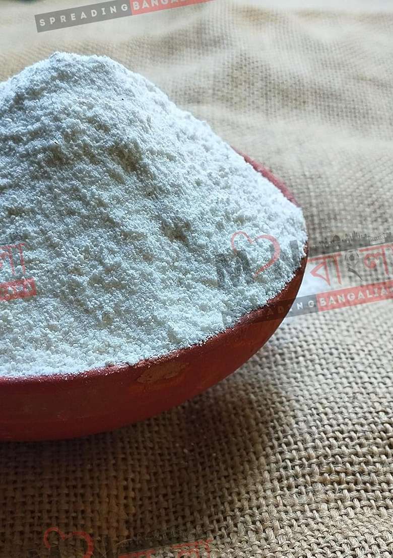 Monbangla Premium Gobindobhog Chaler Guro | Chaler Guro For Pithe | Rice Powder | Chawal Ka Atta | Aromatic Rice Flour | 400G - Indya