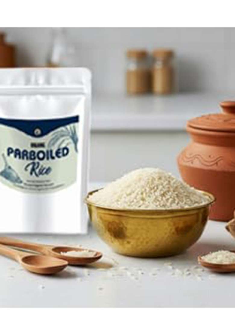 Rootz Organics Parboiled Minikit Rice | Ideal For Everyday Cooking | Soft Texture, Great Taste | Perfect For Home-Cooked Meals (1.8Kg) | Low Gi | Diabetic Friendly - Indya