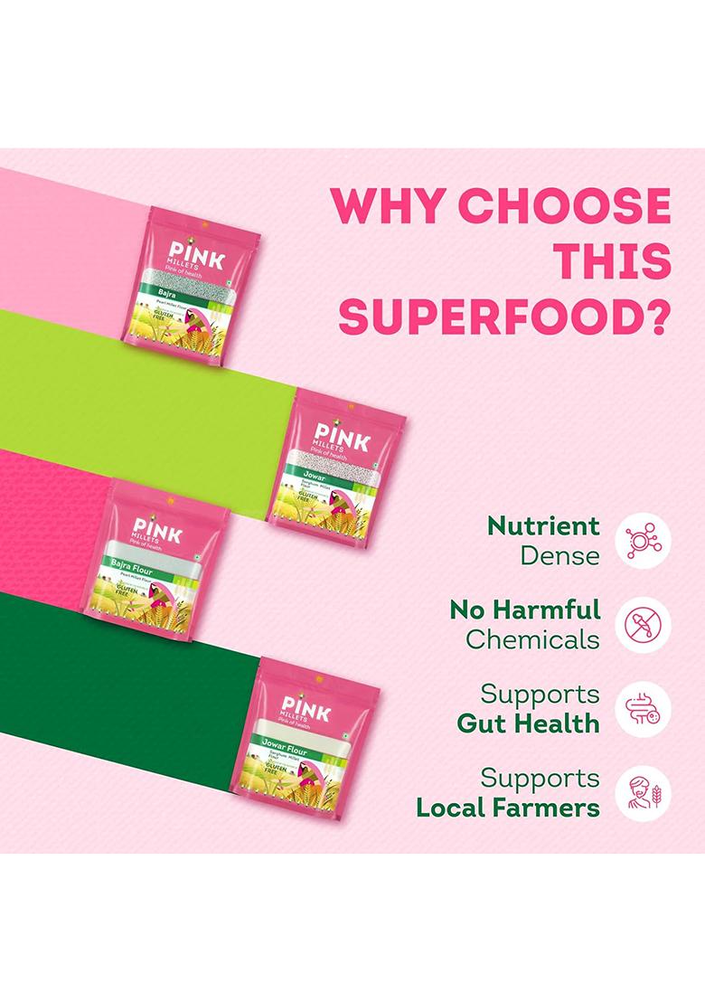 Pink Millets Whole Bajra