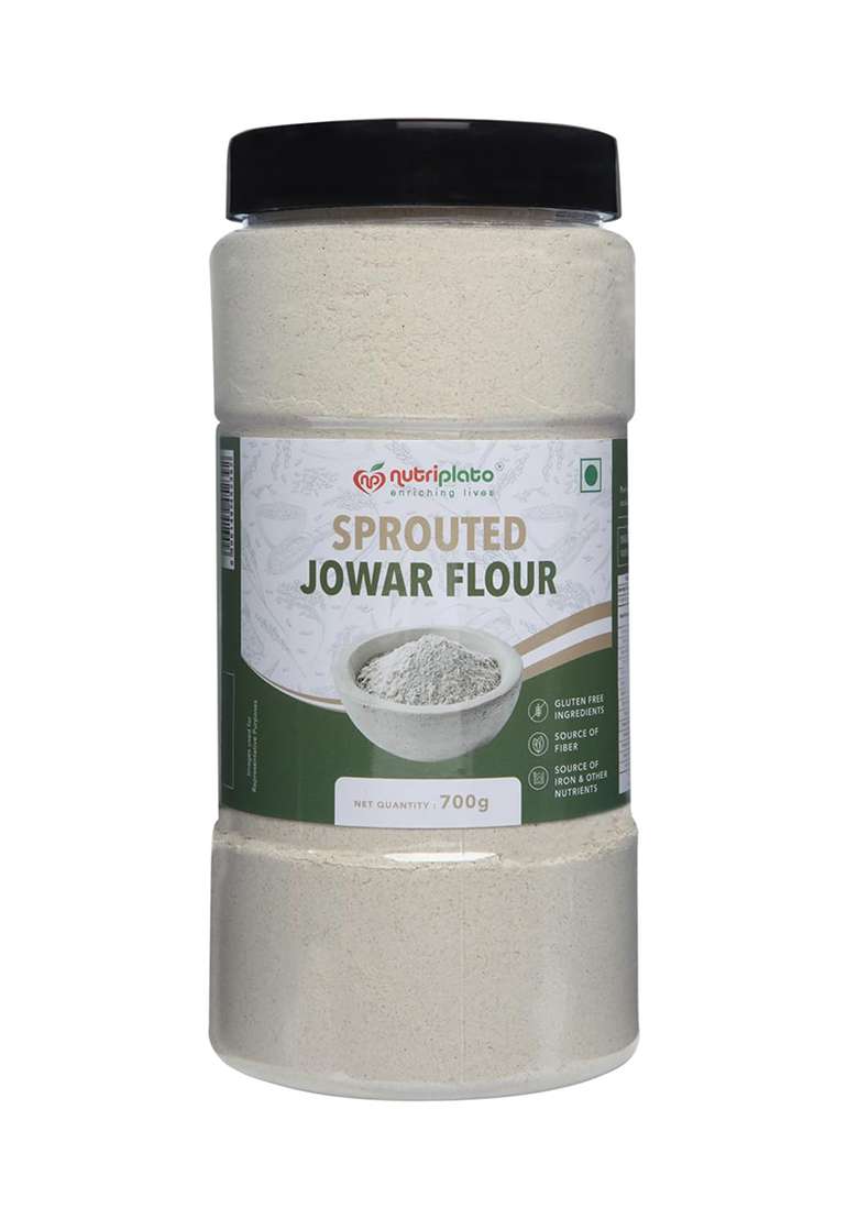 Nutriplato-Enriching Lives Sprouted Jowar Flour, 700G - Indya