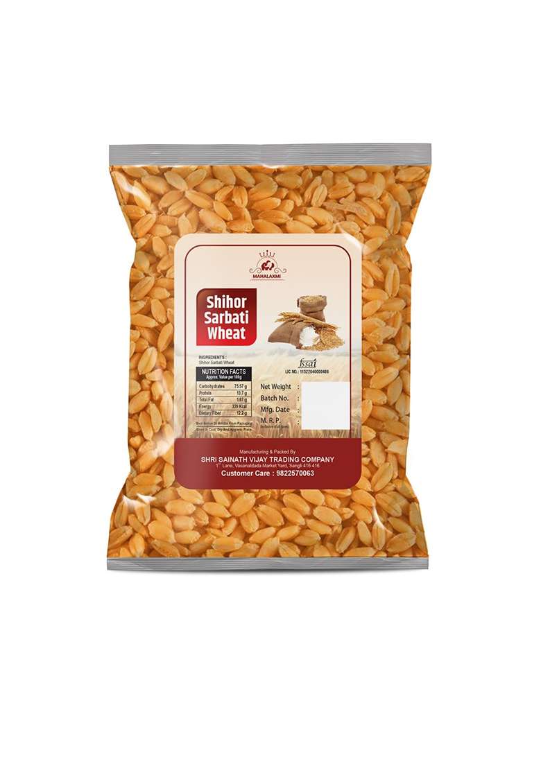 Mahalaxmi Shihor Sarbati Wheat 1Kg - Indya