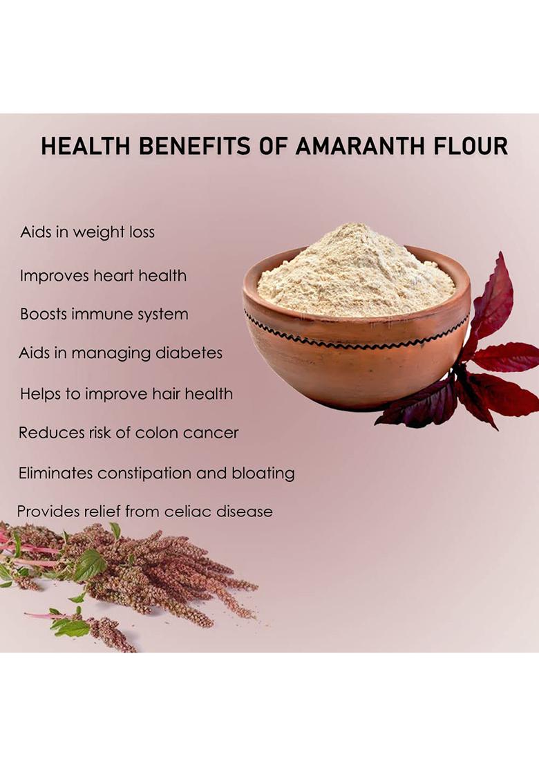 Hillpure Organic Amaranth Flour | Rajgira Atta | Healthy High Protein Gluten Free Atta | 1 Kg…