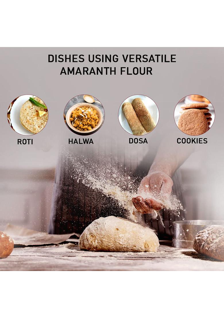 Hillpure Organic Amaranth Flour | Rajgira Atta | Healthy High Protein Gluten Free Atta | 1 Kg…