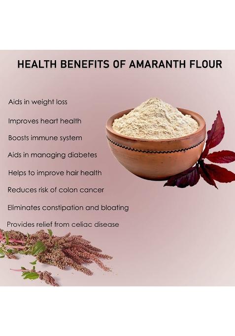 Hillpure Organic Amaranth Flour | Rajgira Atta | Healthy High Protein Gluten Free Atta | 1 Kg…
