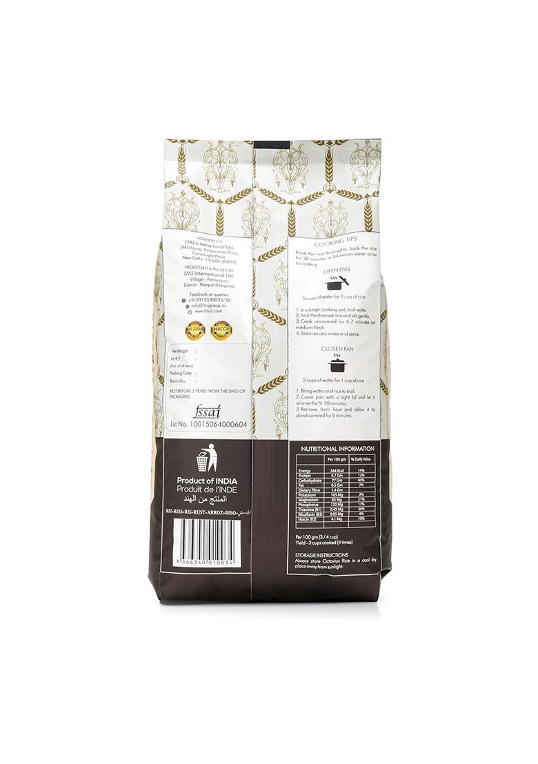 Octavius | Classic Basmati Rice 5Kg | Extra Long Grain Basmati Rice | World'S Longest Grain | Naturally Aged Basmati Rice | Biryani Special Basmati Rice | Rich Aroma | Non-Sticky | Basmati Rice 5 Kg Bag