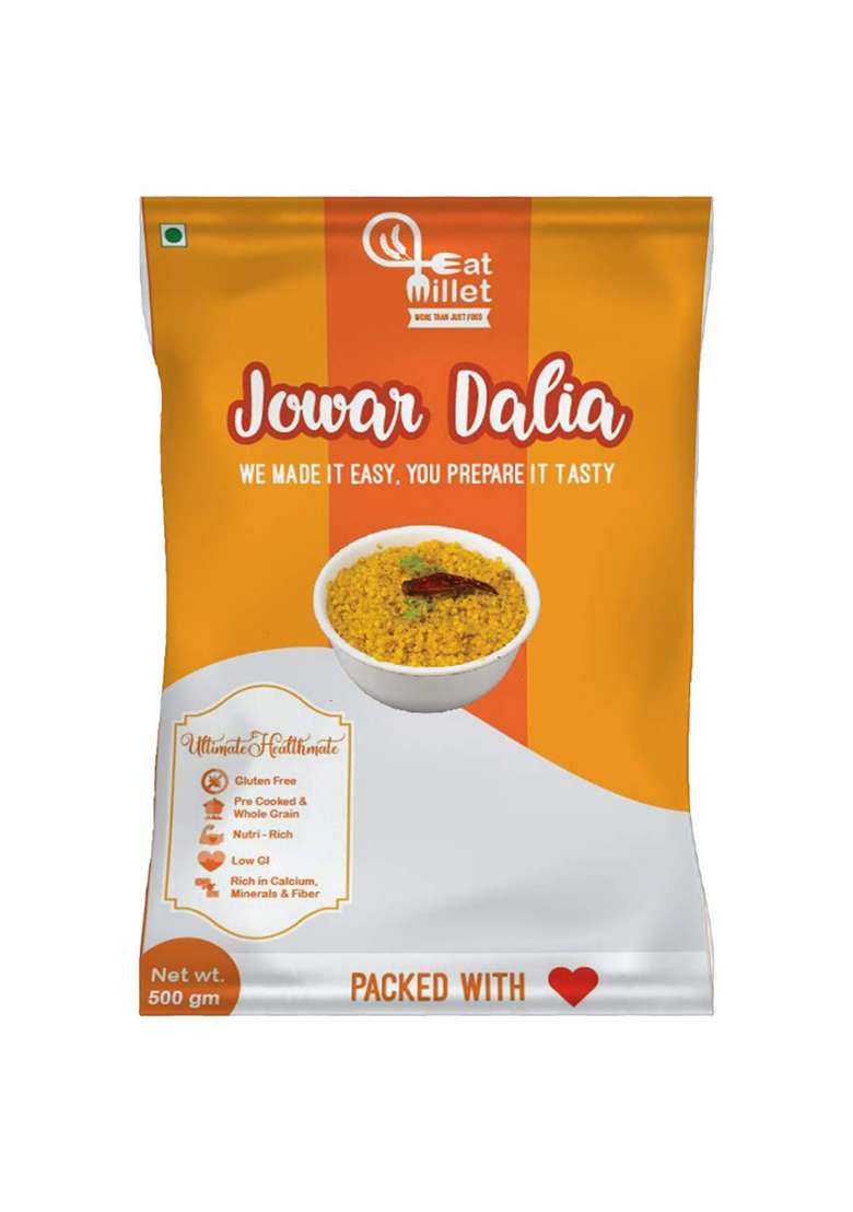 Eat Millet Jowar Dalia 500G (Pk Of 3) - Indya