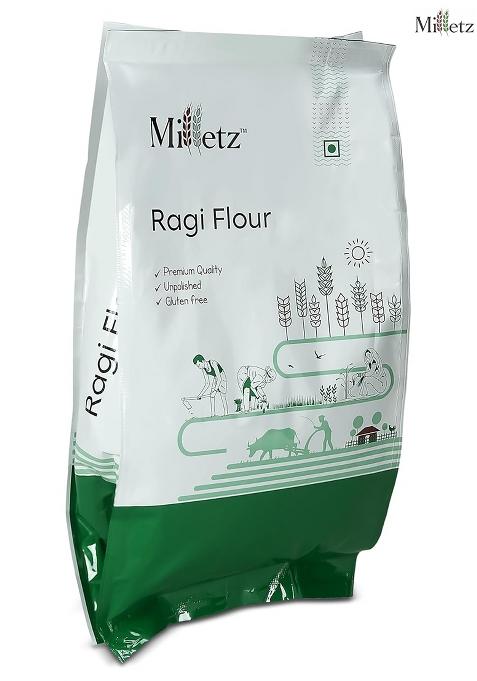 Organic Ragi Millet Flour | Ragi Atta | Finger Millet Flour | Gluten-Free, Pesticides Free, Chemical Free, Non Gmo