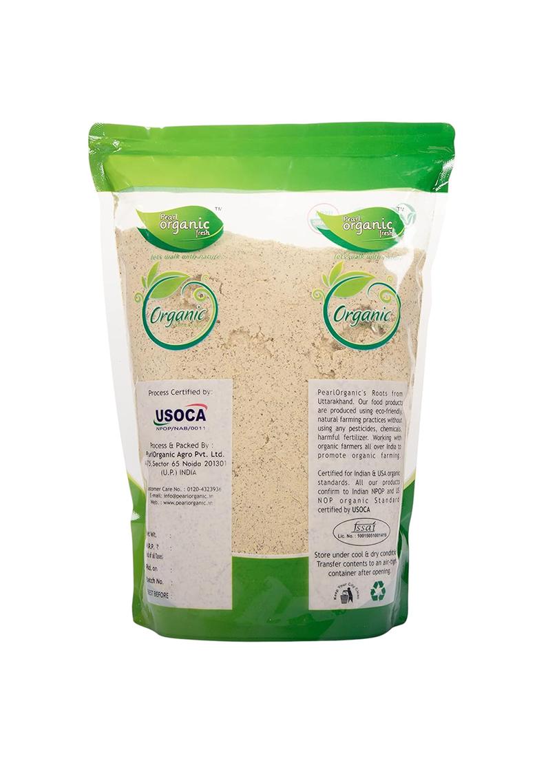 Pearl Organic Fresh Chana Sattu Powder ( 500Gm ) | 100% Natural Roasted Black Chana Flour | High Protein & Fiber | Gluten Free, Vegan Superfood | Energy Booster Drink | Traditional Atta For Weight Management & Digestion