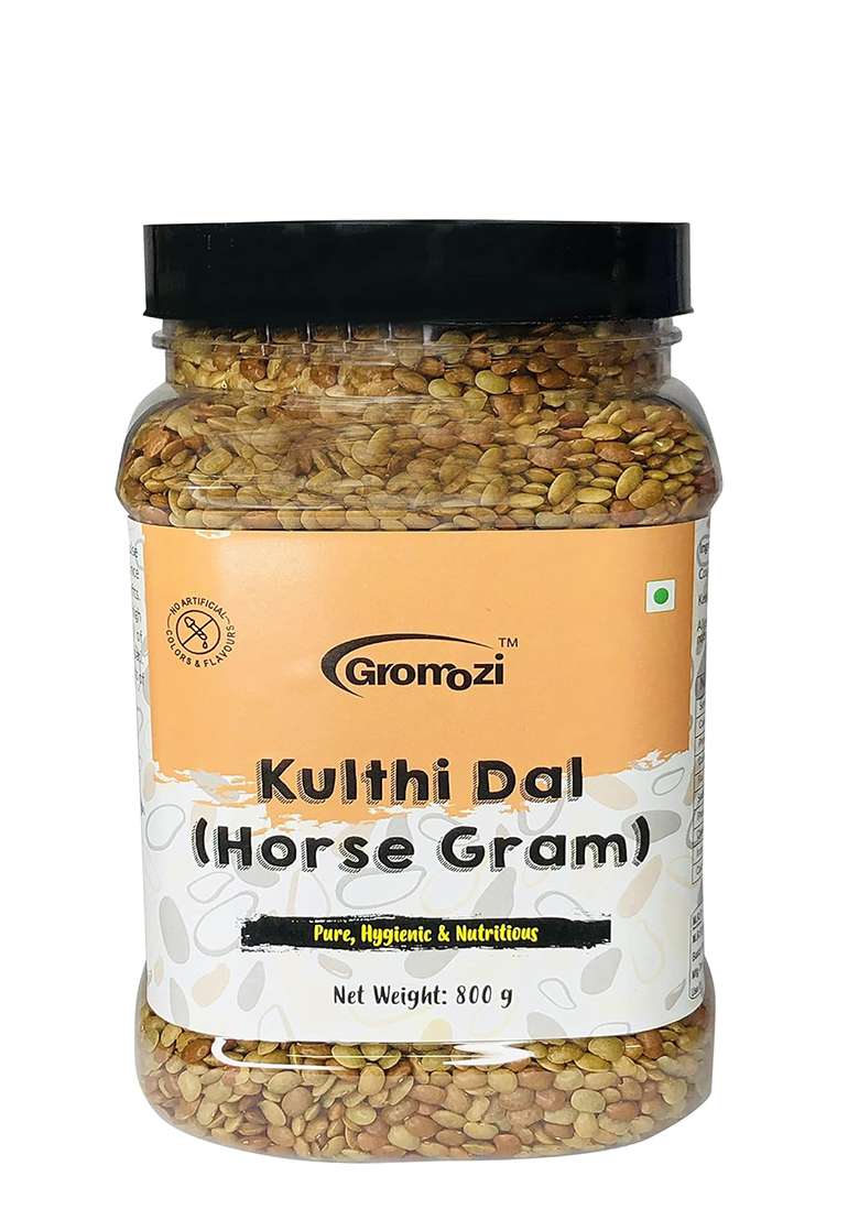 Gromozi Kulthi Dal | Horse Gram | Kulthi | Kulath | Horse Gram | Gahat Hurali Kalu | Kulthi Beans | Kollu Paruppu | Kollu | Vulavalu | Kurthi Dal - 800 Grams - Indya