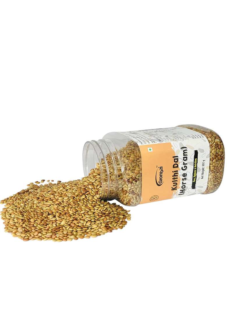 Gromozi Kulthi Dal | Horse Gram | Kulthi | Kulath | Horse Gram | Gahat Hurali Kalu | Kulthi Beans | Kollu Paruppu | Kollu | Vulavalu | Kurthi Dal - 800 Grams - Indya