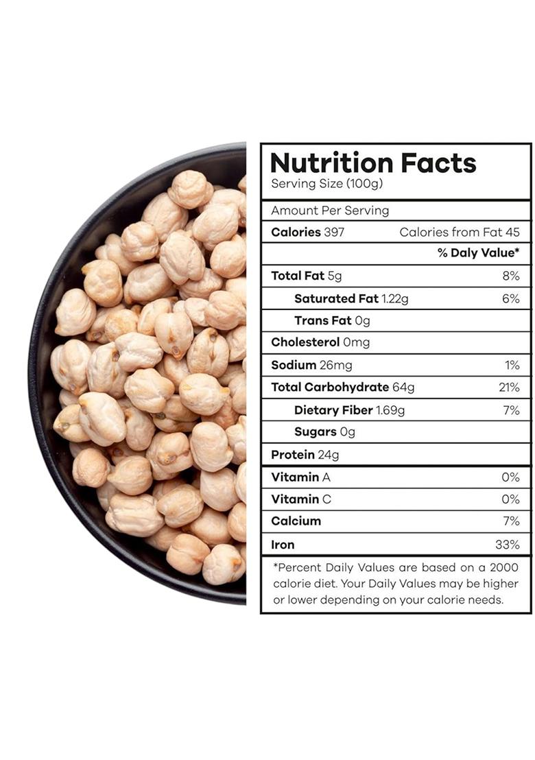 Nnorganic 1Kg Kabuli Chana | Chickpeas | Premium Kabuli Chana/Chhole