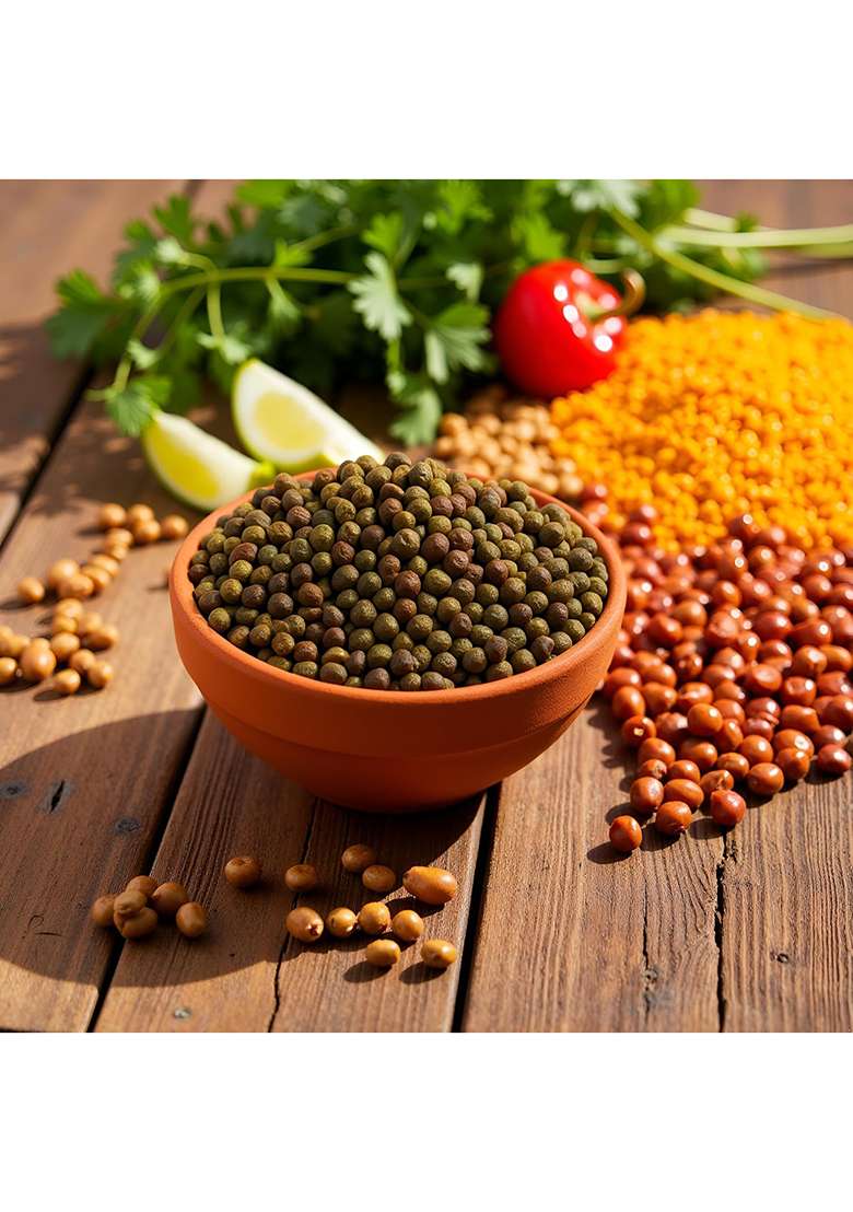 Manjusha Natural Kushiya Matar (Kushi Keraw) 250G | Premium Green Peas From Bihar | Natural & Dried Healthy Pulses | Authentic Taste & High Protein - Indya