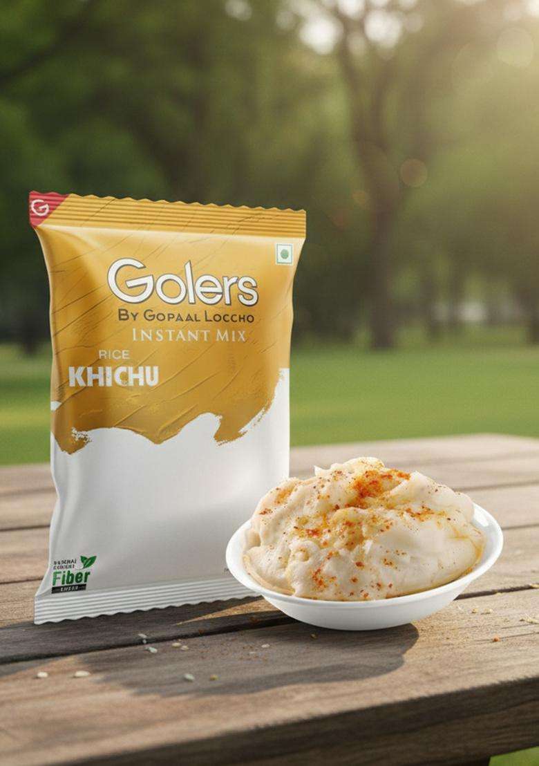 Golers Rice Khichu Mix Flour 200Gm Pack Of 5 | Ready To Cook | 100% Vegetarian & Vegan Friendly | Wheat & Gluten Free | No Preservatives | No Artificial Flavours Or Colors - Indya