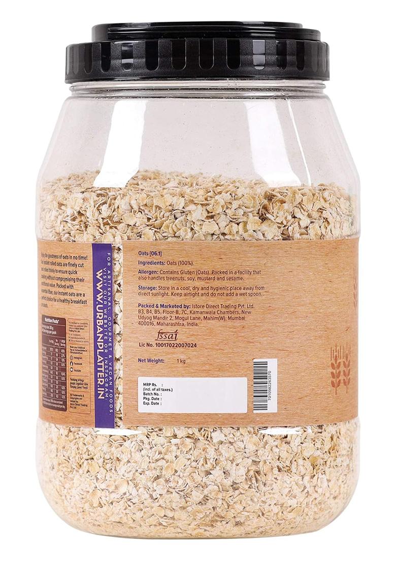 Urban Platter Instant Oats, 1Kg
