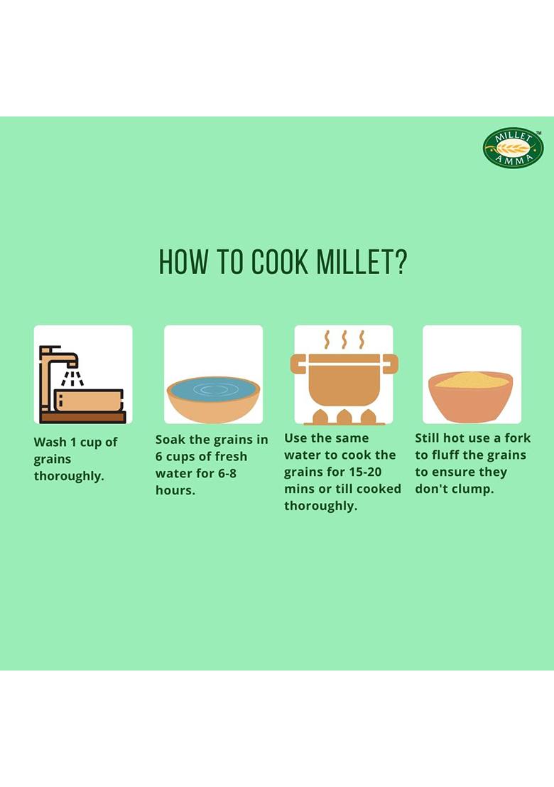 Millet Amma Organic Gluten Free Unpolished Little Millets For Overall Wellness And Balanced Nutrition