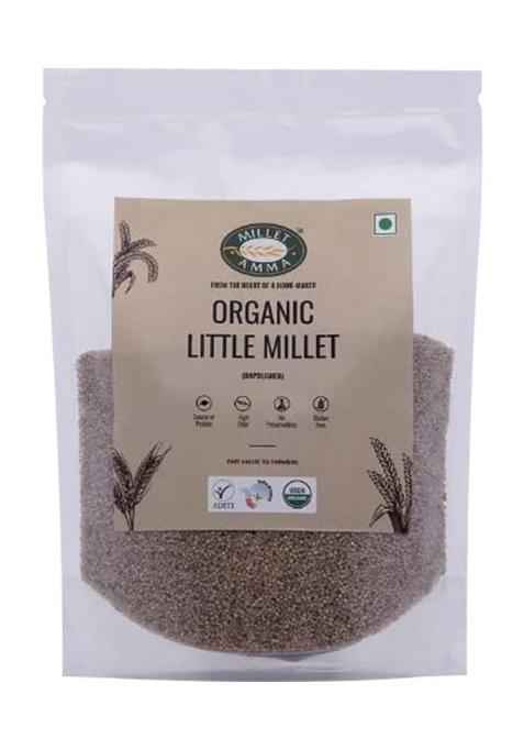 Millet Amma Organic Gluten Free Unpolished Little Millets For Overall Wellness And Balanced Nutrition