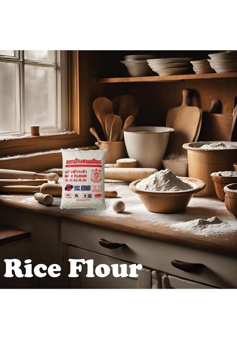 Erawan Rice Flour | Fine Gluten-Free Rice Flour | Ideal For Frying, Baking & Asian Recipes