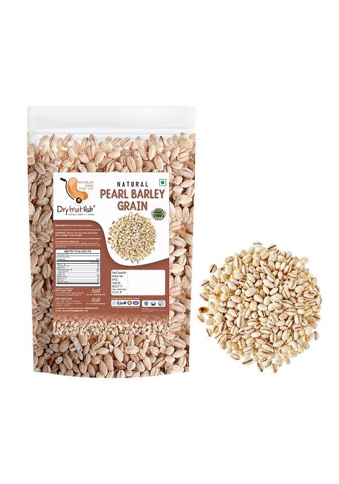 Dry Fruit Hub Pearl Barley 1Kg 100% Natural, Non-Gmo, High Fiber Whole Grain For Soups, Stews, Salads & Side Dishes