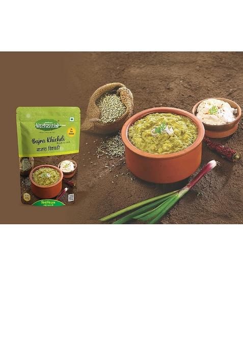 Kitchential Green Moong Dal Khichdi & Bajra (Pearl Millet) Khichdi Combo | Ready To Cook | Nutritious Meal (Pack Of 2-400 Gm)