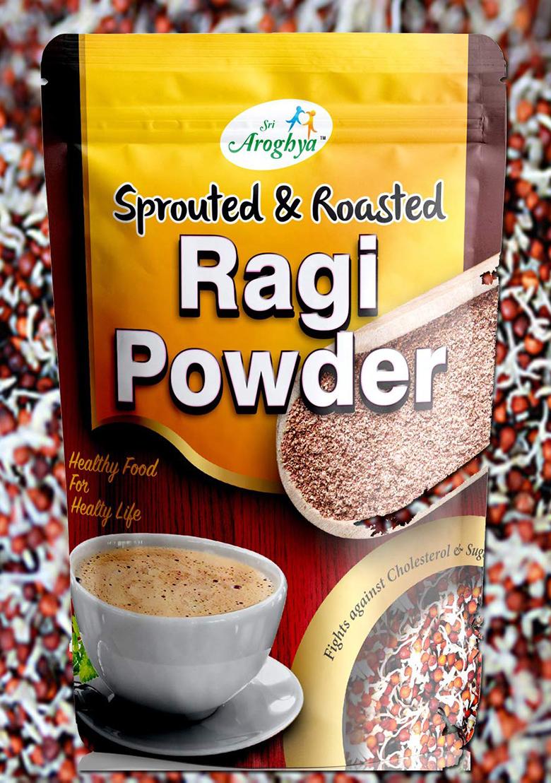 Sri Aroghya Sprouted And Roasted Ragi Powder 450G (Pack Of 2)
