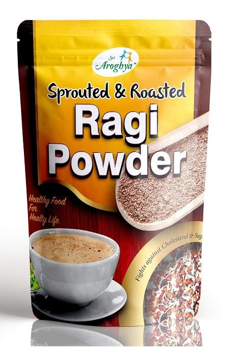 Sri Aroghya Sprouted And Roasted Ragi Powder 450G (Pack Of 2)