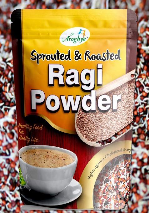Sri Aroghya Sprouted And Roasted Ragi Powder 450G (Pack Of 2)