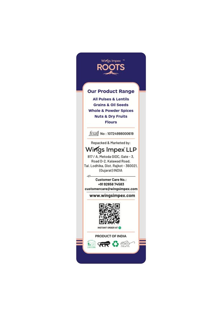 Roots Desi Chana 500 Gm | Premium Whole Brown Chickpeas | Bengal Gram | Natural Unpolished Pulses | Protein-Rich & Vacuum Packed Freshness