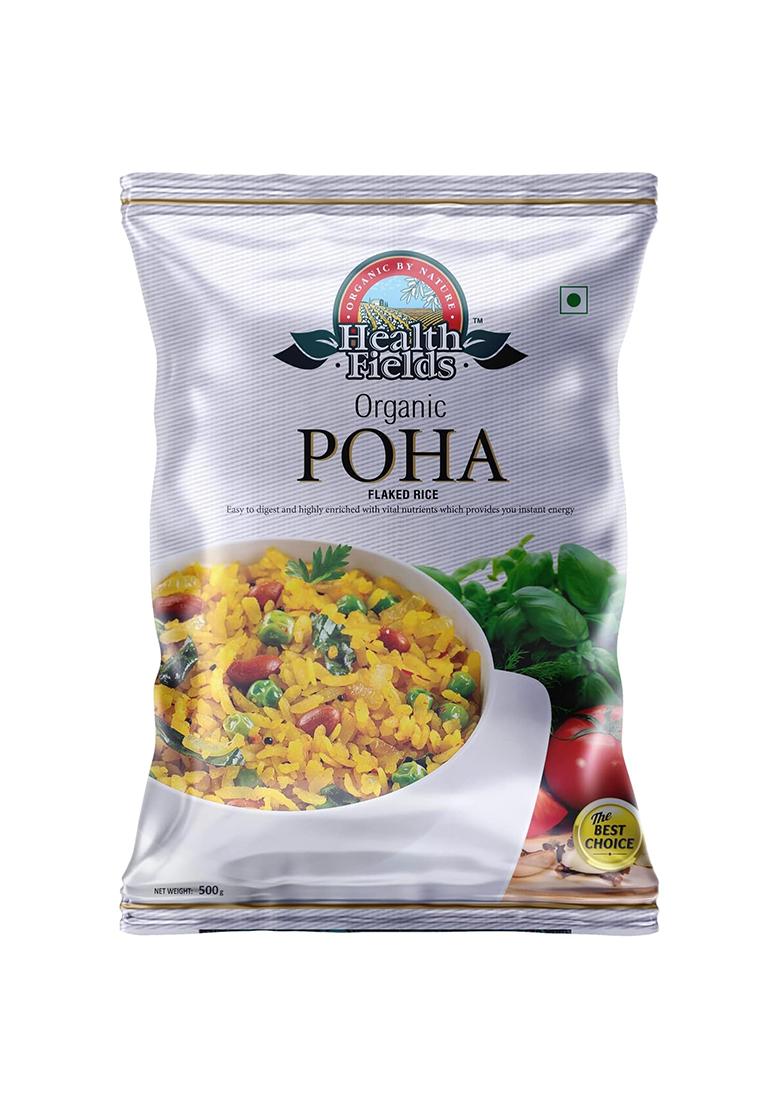 Health Fields Organic Poha/Flattened Rice