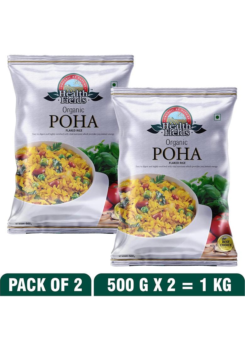 Health Fields Organic Poha/Flattened Rice
