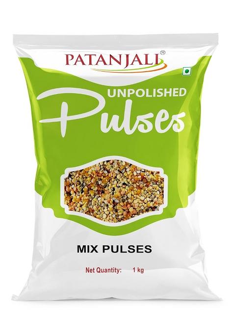 Patanjali Unpolished Mix Dal 1Kg, Nutrient Rich & Tasty, Source Of Protein, Retaining Natural Goodness