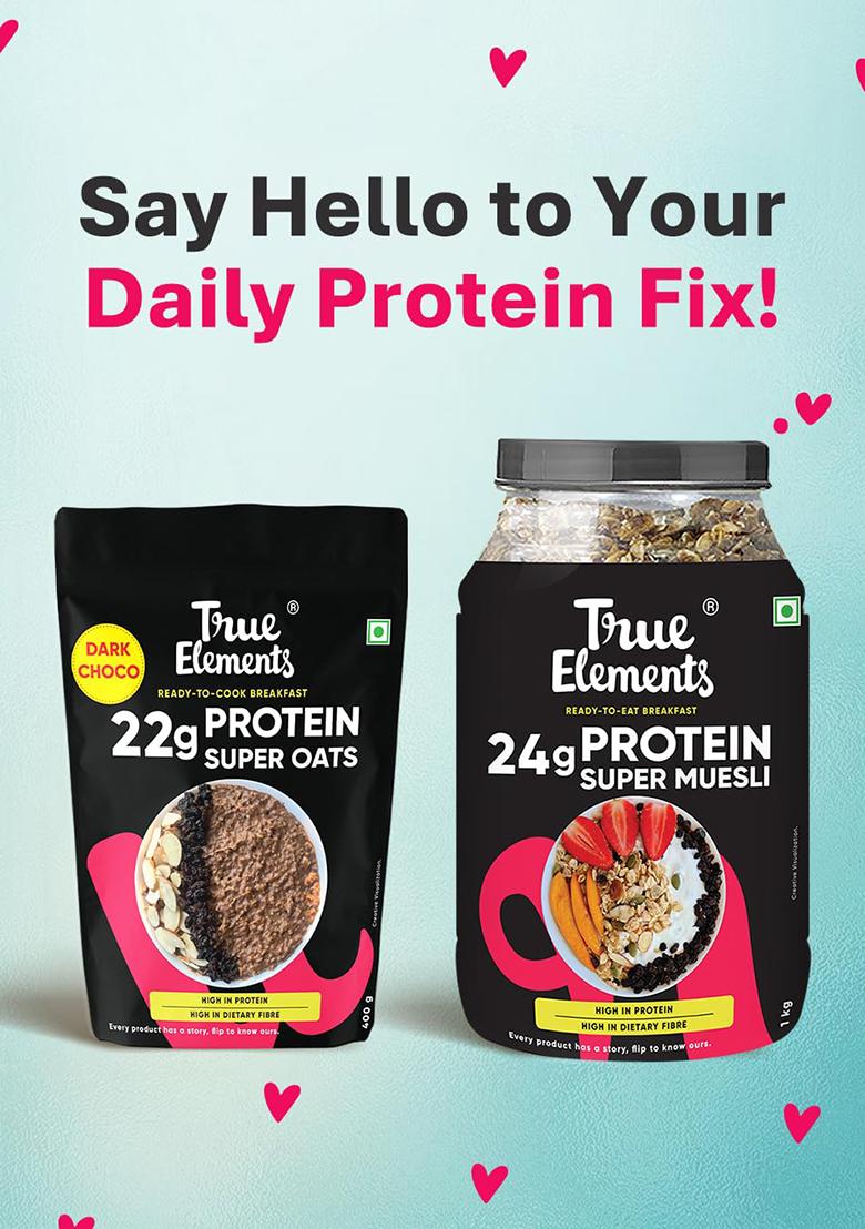 True Elements Protein Oats 400Gm